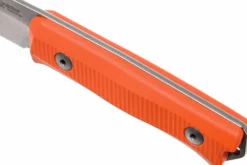 Couteau LionSteel B40.GOR lame 10,3cm manche en G10 orange + étui en cuir