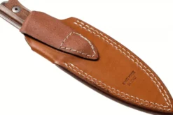 Couteau LionSteel B40.ST lame 10,3cm manche en bois de santal + étui en cuir
