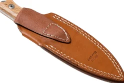 Couteau LionSteel B40.UL lame 10,3cm manche en bois d'olivier + étui en cuir