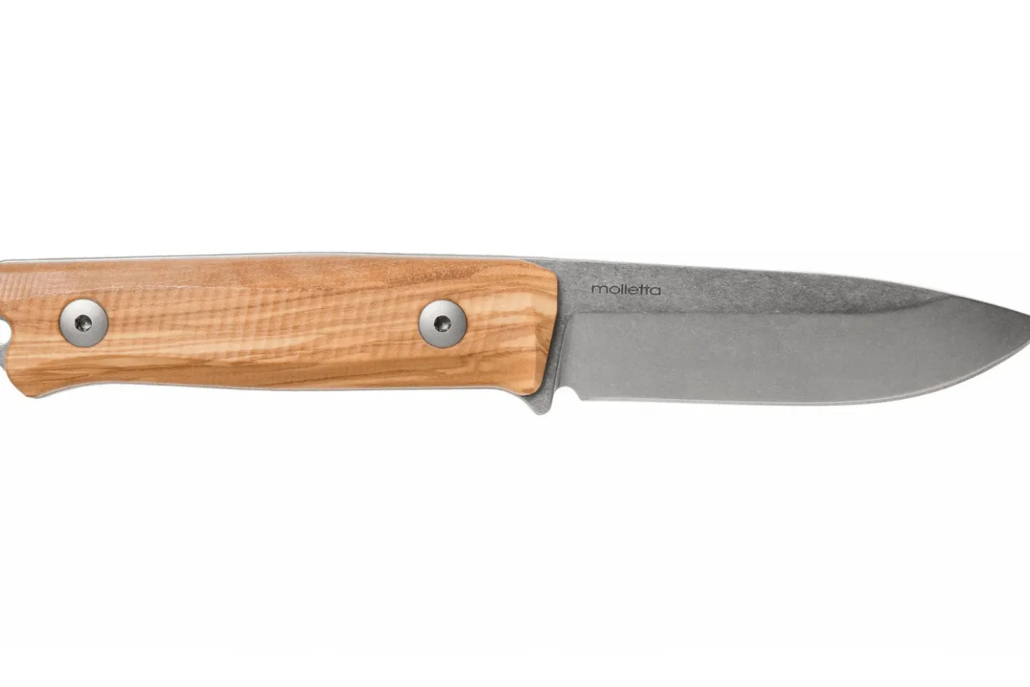 Couteau LionSteel B40.UL lame 10,3cm manche en bois d'olivier + étui en cuir