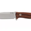 Couteau LionSteel M5.ST lame 11,5cm manche en bois de santal + étui en cuir