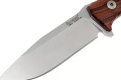 Couteau LionSteel M5.ST lame 11,5cm manche en bois de santal + étui en cuir