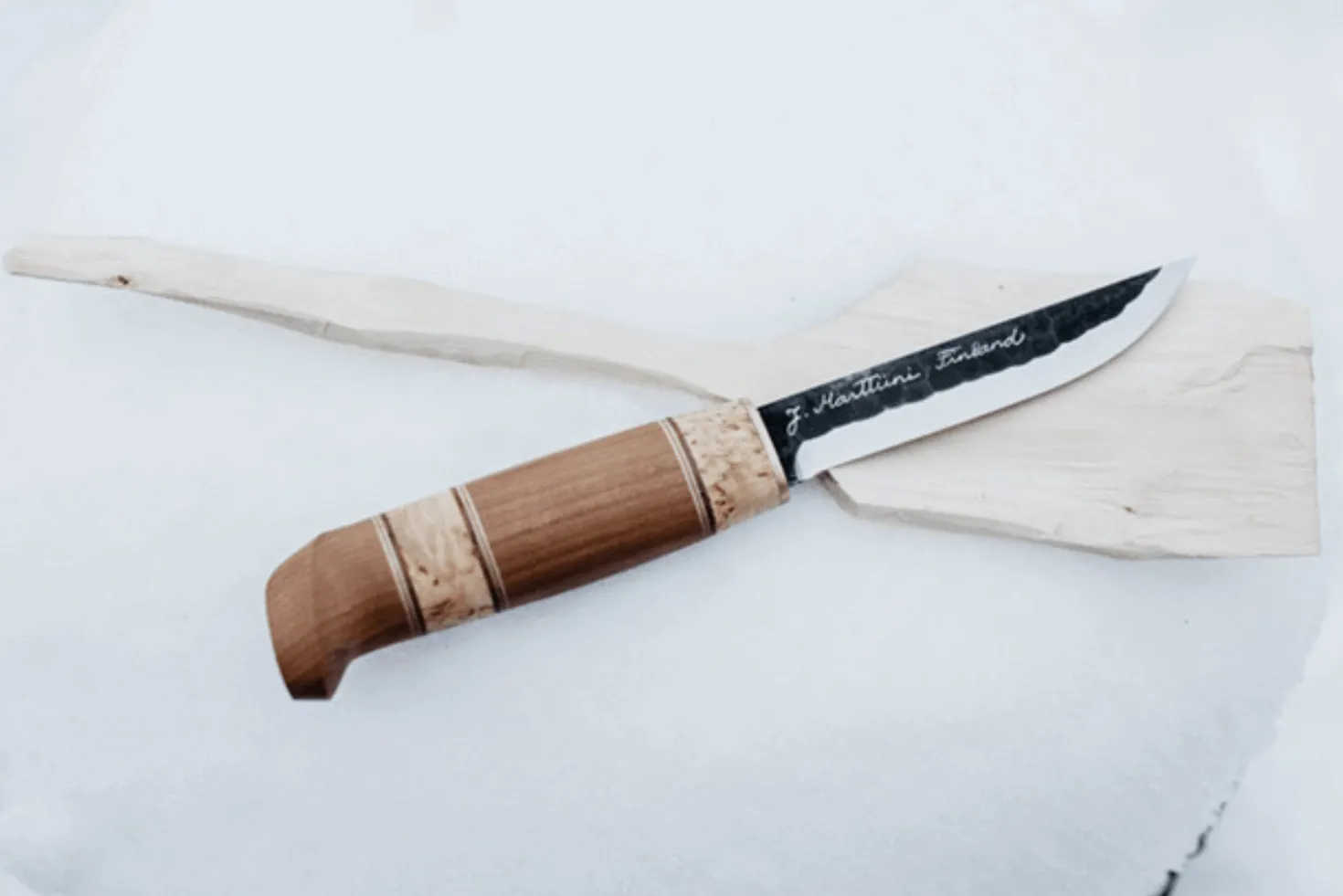 Couteau Marttiini Kierinki 126010 lame 11cm manche bouleau + étui