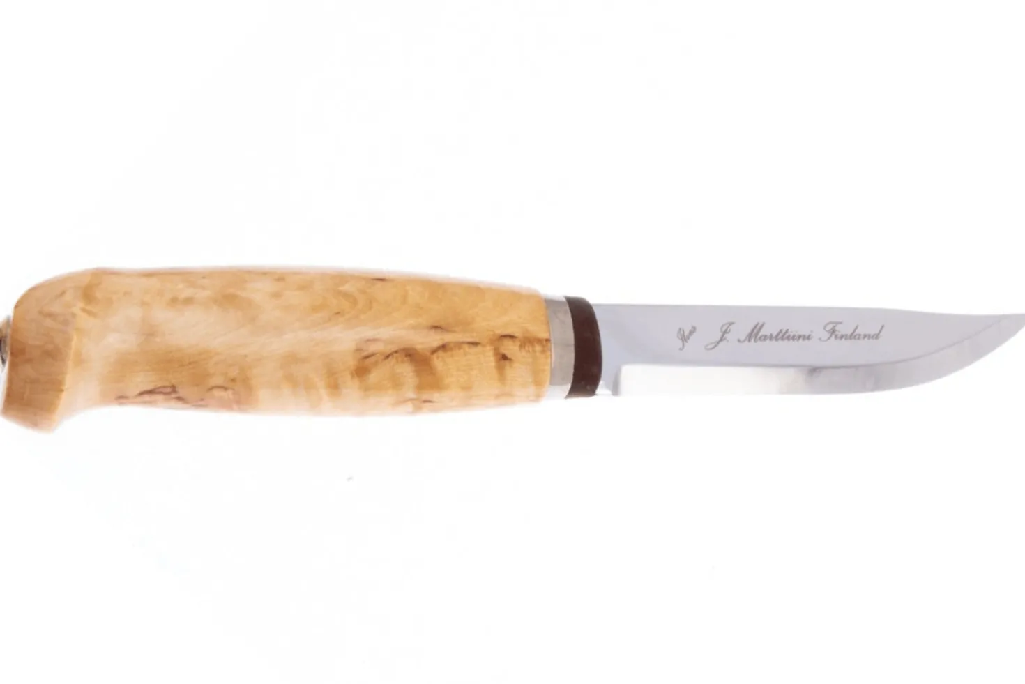 Couteau Marttiini Lynx 132 132010 lame 11cm manche bouleau madré + étui