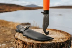 Couteau Marttiini Orange Martef 378024 lame 11cm manche caoutchouc + étui
