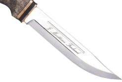 Couteau Marttiini Wild Boar 546013 lame carbone 11cm manche bouleau + étui/coffret cadeau