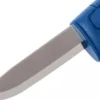 Couteau Mora Basic 546 12241 lame inox 9,1cm manche en polypropylène bleu avec étui
