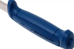 Couteau Mora Basic 546 12241 lame inox 9,1cm manche en polypropylène bleu avec étui