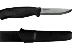 Couteau Mora Companion Heavy Duty 13158 lame inox 10,4cm manche caoutchouc noir + étui
