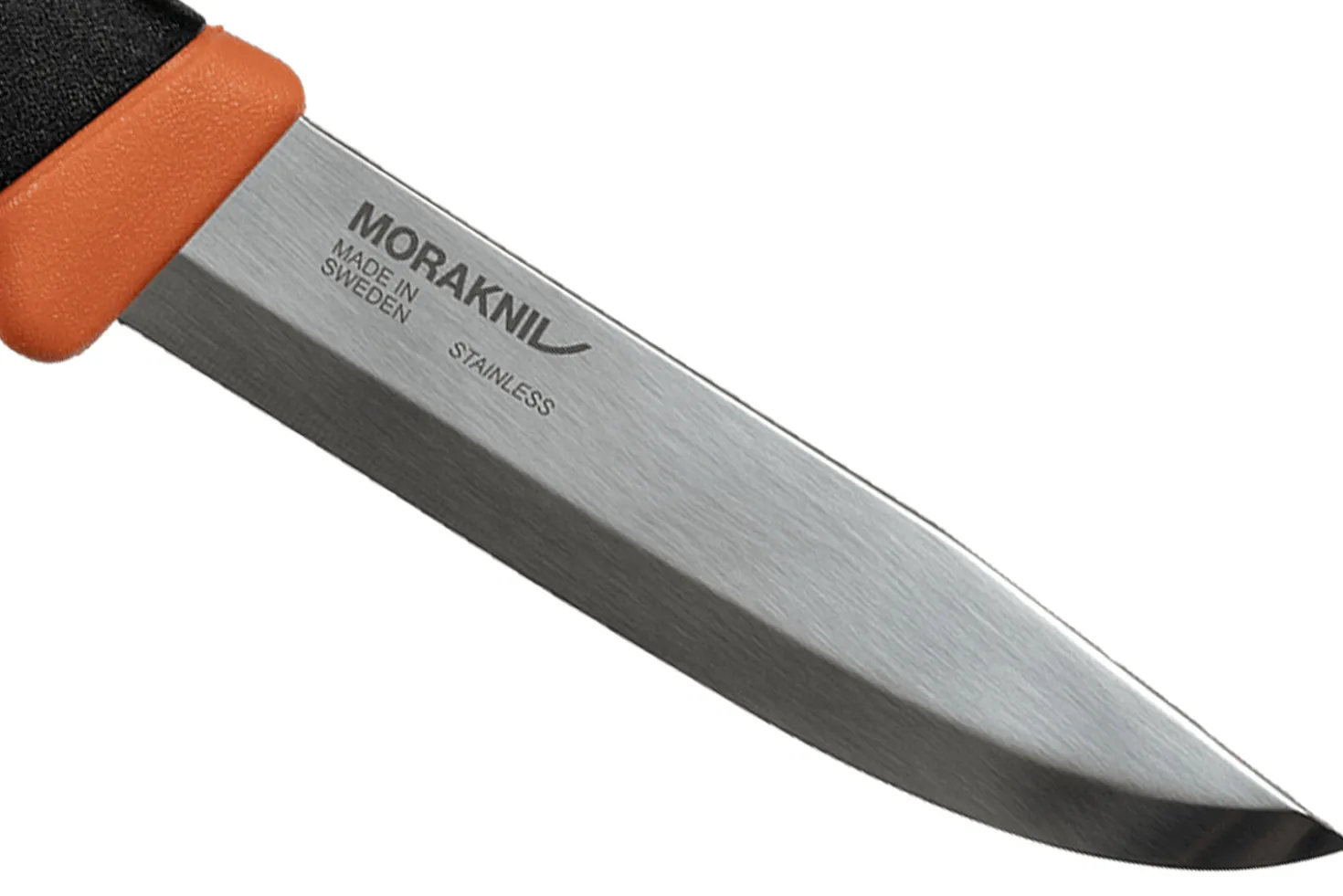 Couteau Mora Companion Heavy Duty 13259 HD lame inox 10,4cm manche caoutchouc orange + étui