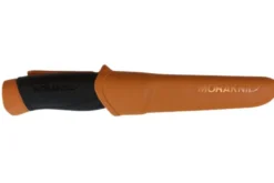 Couteau Mora Companion Heavy Duty 13259 HD lame inox 10,4cm manche caoutchouc orange + étui