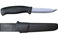 Couteau Mora Companion 12141 lame inox 10,4cm manche caoutchouc noir + étui