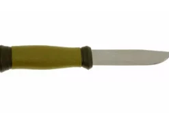 Couteau Mora 2000 10629 lame inox 10,9cm manche caoutchouc vert + étui