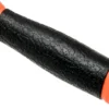 Couteau Mora 2000 12057 lame inox 10,9cm manche caoutchouc noir/orange + étui