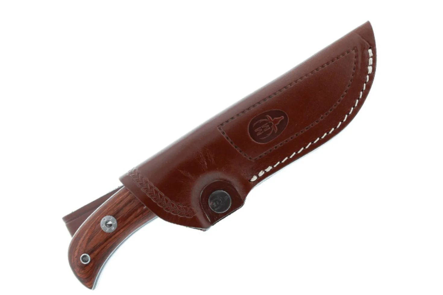 Couteau Muela Husky 9308 lame en inox 11cm manche en bois avec étui en cuir