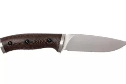 Couteau multifonction Buck 863 Selkirk 0863BRS lame 11,7cm manche micarta marron avec allume-feu et étui nylon