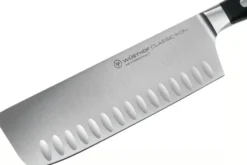 Couteau nakiri Classic Ikon Wüsthof forgé lame alvéolée 17cm