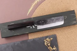 Couteau nakiri 12cm japonais artisanal Yuzo Shinju BS2