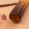 Couteau nakiri 16,5cm japonais artisanal Yuzo Black AS chêne brûlé