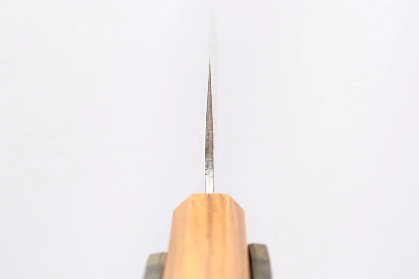 Couteau nakiri 16,5cm japonais artisanal Sakai Kikumori TS10 en chêne
