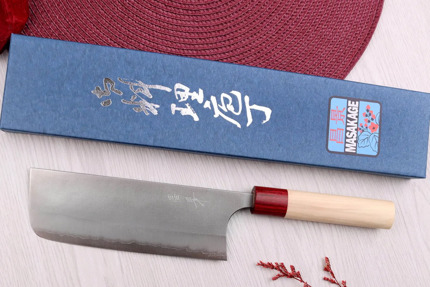 Couteau nakiri 16,5cm japonais artisanal Masakage Yuki Shirogami 2