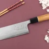 Couteau nakiri 16,5cm japonais artisanal Yuzo Damas VG10
