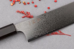 Couteau nakiri 18cm japonais artisanal Yuzo Kurogane Damas VG10
