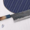 Couteau nakiri 16,5cm japonais artisanal Yoshihiro Rugged Black