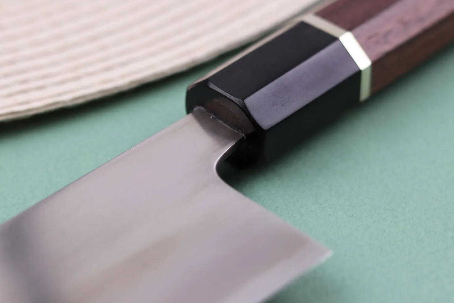 Couteau nakiri 16,5cm japonais artisanal Toshihiro Wakui Shirogami 2 San Maï poli