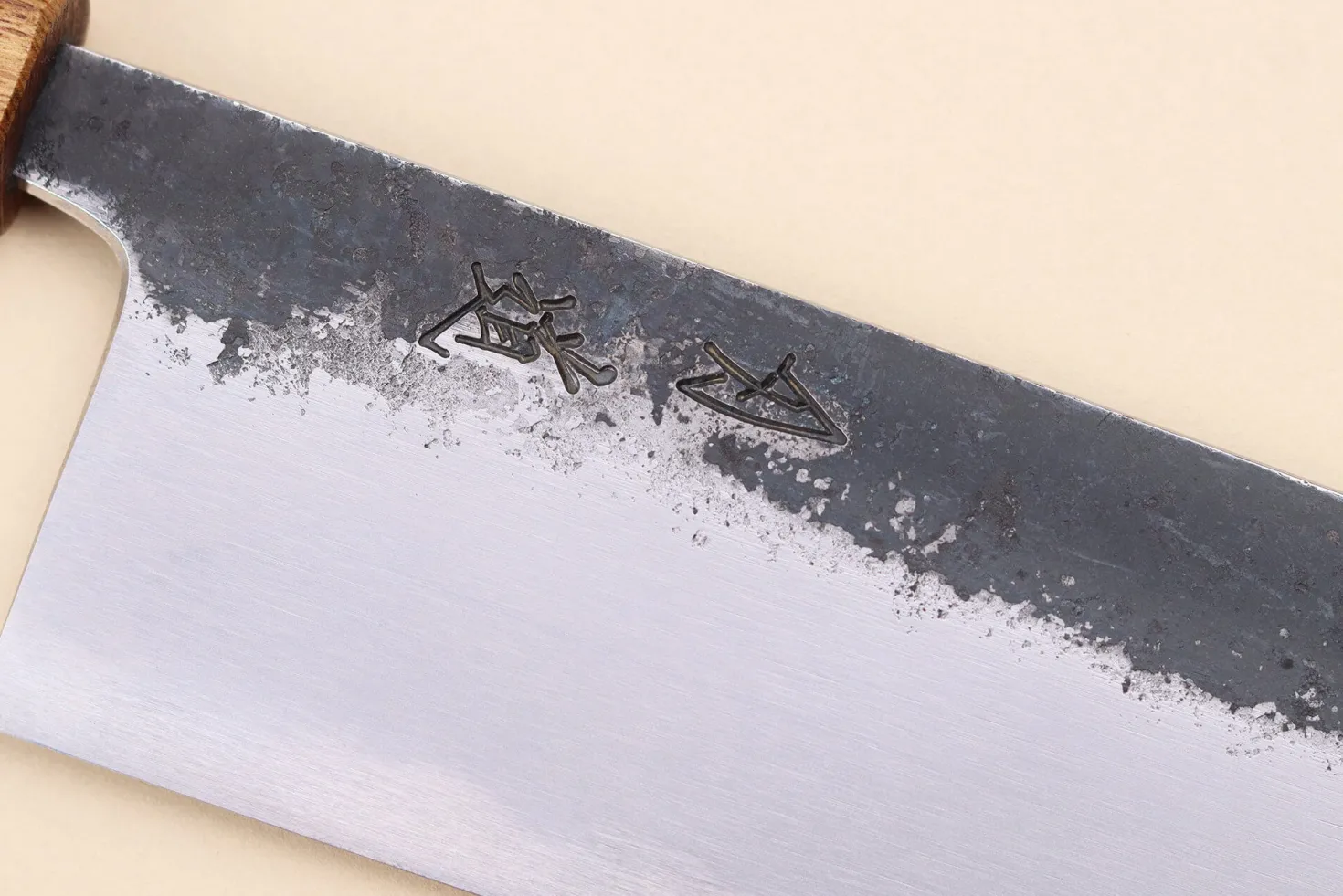 Couteau nakiri 16,5cm japonais artisanal Hado Sumi WS2