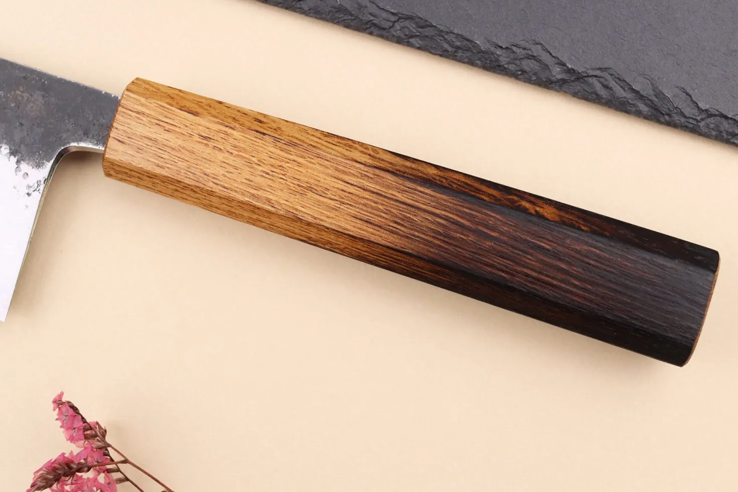 Couteau nakiri 16,5cm japonais artisanal Hado Sumi WS2