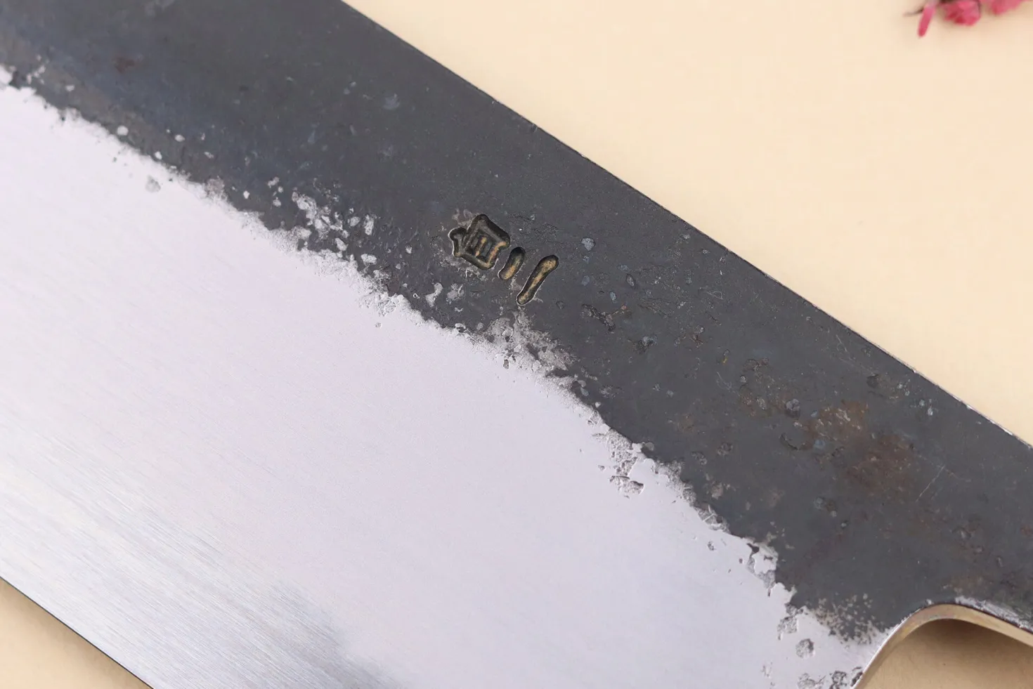 Couteau nakiri 16,5cm japonais artisanal Hado Sumi WS2