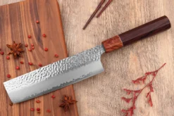 Couteau nakiri 17cm japonais artisanal Yuzo Akira Tsuchime VG10