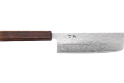 Couteau nakiri 16,5cm japonais artisanal Yuzo Enju Damas 440C