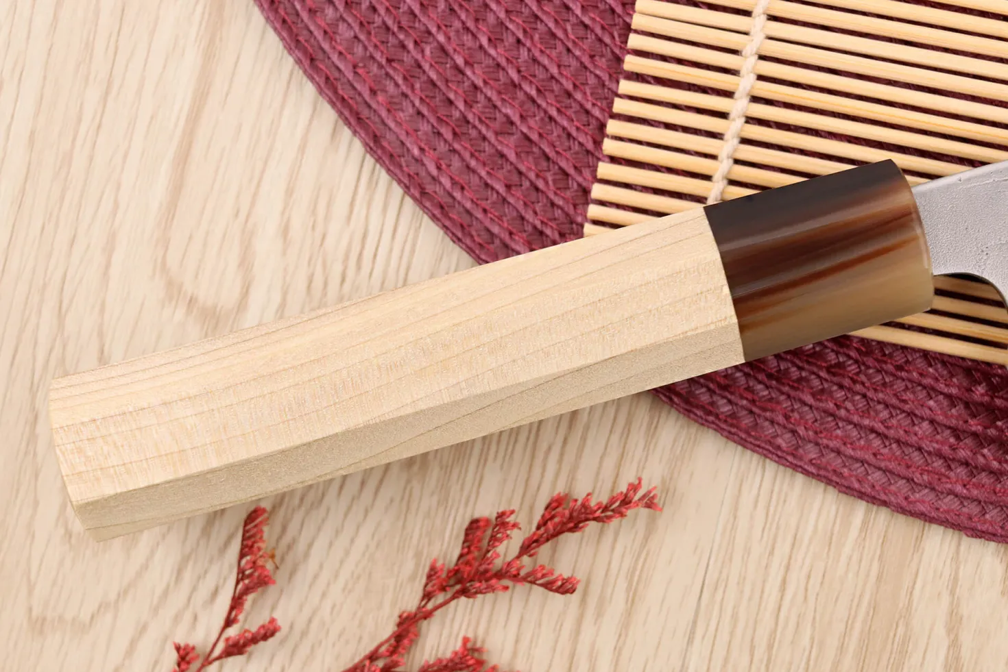 Couteau nakiri 16,5cm japonais artisanal Yuzo Haruto Damas