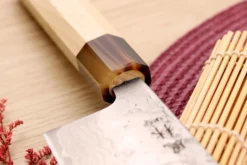 Couteau nakiri 16,5cm japonais artisanal Yuzo Haruto Damas