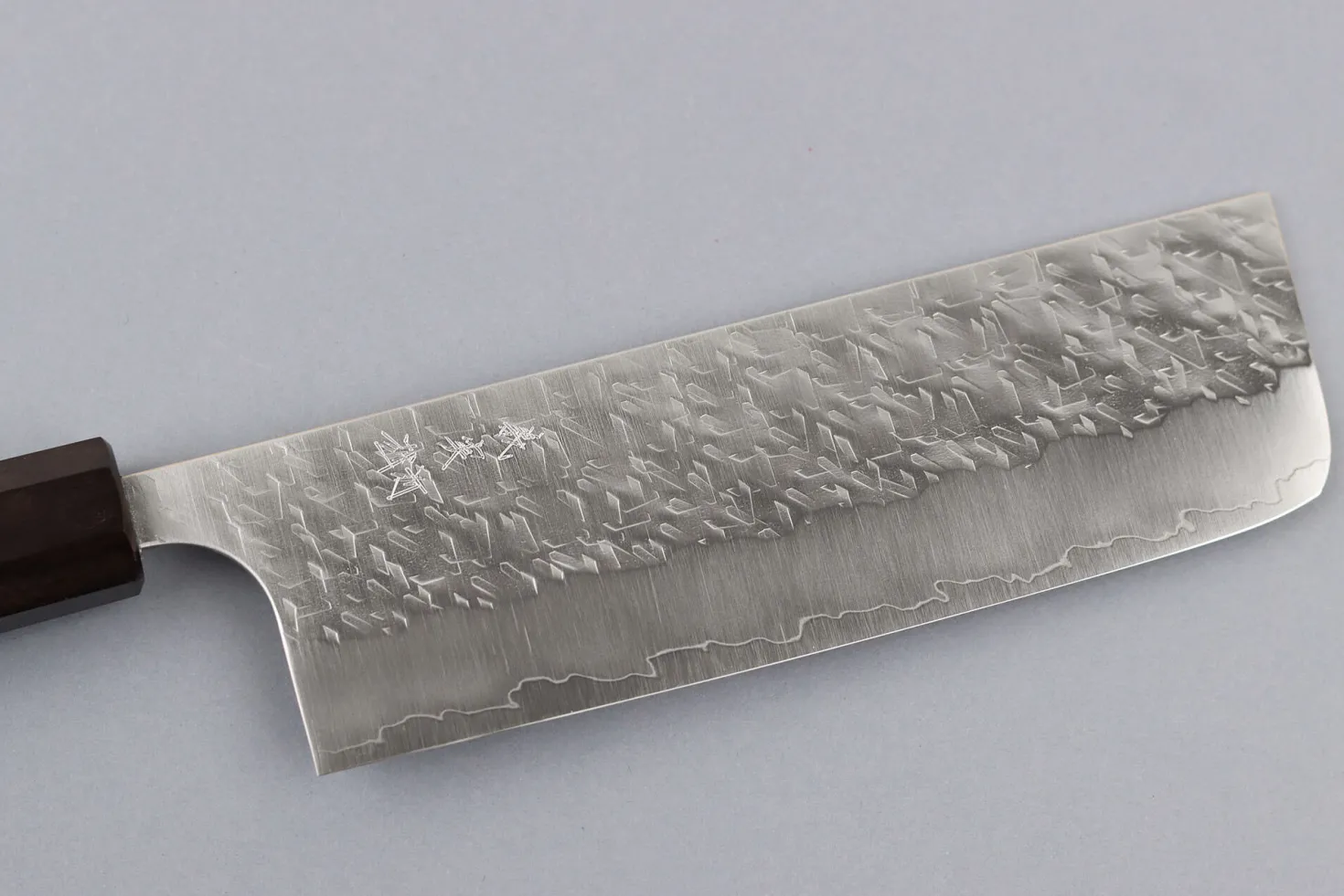 Couteau nakiri 16,5cm japonais artisanal Yoshimi Kato Hyo SG2