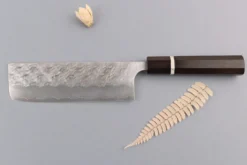 Couteau nakiri 16,5cm japonais artisanal Yoshimi Kato Hyo SG2