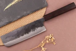 Couteau nakiri 16,5cm japonais artisanal Yuzo Shinju BS2