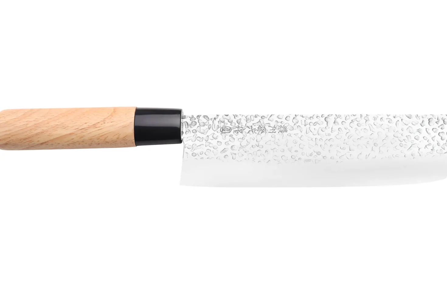 Couteau nakiri 17cm japonais Satake Cutlery Tsuchime en magnolia