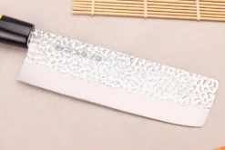 Couteau nakiri 17cm japonais Satake Cutlery Tsuchime en magnolia