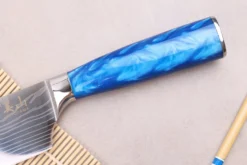 Couteau nakiri 17cm Kutoyama Blue Wave