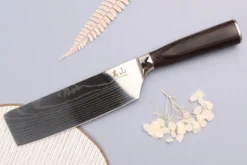 Couteau nakiri 17cm Kutoyama Black Pakka