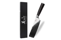 Couteau nakiri 17cm Kutoyama Black Pakka