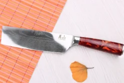 Couteau nakiri 17cm Kutoyama Red Flame
