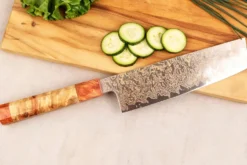 Couteau nakiri 17cm Sayuto Érable Damas 12Cr