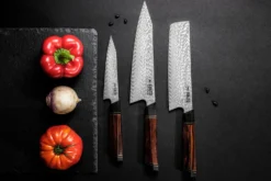 Couteau nakiri Fukito Desert Damas 67 couches 18cm