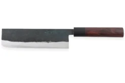Couteau nakiri japonais artisanal Nishida Shirogami 17cm