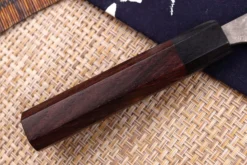 Couteau nakiri japonais artisanal Masakage Kumo 16,5cm damas 63 couches