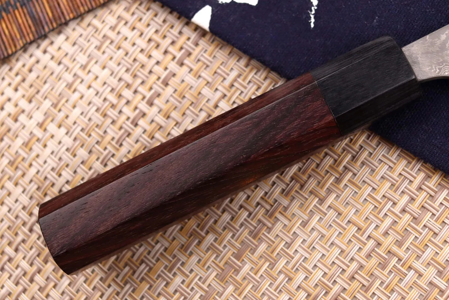 Couteau nakiri japonais artisanal Masakage Kumo 16,5cm damas 63 couches